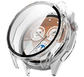 GIGAPACK Huawei Watch GT 6 46mm GIGAPACK Műanyag keret BUMPER, ütésállóság + kijelzővédő üveg, ÁTLÁTSZÓ GP-177442 small