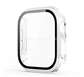 GIGAPACK Apple Watch Series 12 42mm GIGAPACK Műanyag keret BUMPER, ütésállóság + kijelzővédő üveg, ÁTLÁTSZÓ GP-196342 small