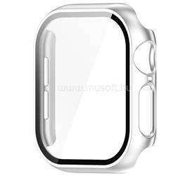 GIGAPACK Apple Watch Series 11 46mm / 10 46mm GIGAPACK Műanyag keret BUMPER, ütésállóság + kijelzővédő üveg, EZÜST GP-162658 small