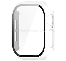 GIGAPACK Apple Watch Series 11 42mm / 10 42mm GIGAPACK Műanyag keret BUMPER, ütésállóság + kijelzővédő üveg, FEHÉR GP-162663 small