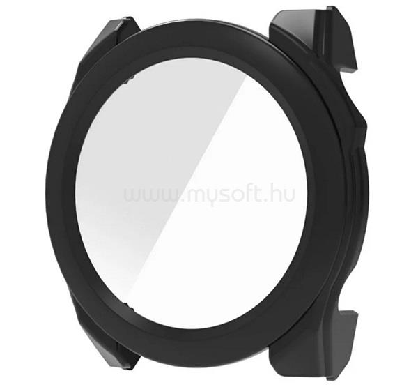 GIGAPACK Garmin Fenix 8 47mm GIGAPACK Műanyag keret BUMPER, ütésállóság + kijelzővédő üveg, FEKETE