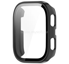GIGAPACK Amazfit Bip 6 GIGAPACK Műanyag keret BUMPER, ütésállóság + kijelzővédő üveg, FEKETE GP-169284 small