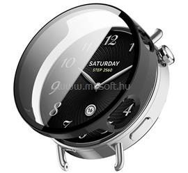 GIGAPACK Xiaomi Watch S4 41mm GIGAPACK Műanyag keret BUMPER, ütésállóság + kijelzővédő üveg, FEKETE GP-178979 small