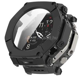 GIGAPACK Amazfit T-Rex Ultra 2 GIGAPACK Műanyag keret BUMPER, ütésállóság + kijelzővédő üveg, FEKETE GP-189126 small