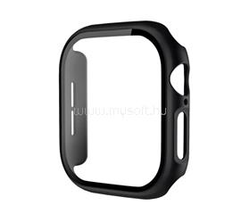 GIGAPACK Apple Watch Series 12 42mm GIGAPACK Műanyag keret BUMPER, ütésállóság + kijelzővédő üveg, FEKETE GP-196346 small
