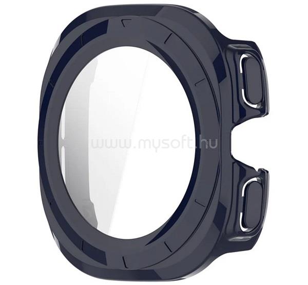 GIGAPACK Samsung Watch Ultra eSIM 47mm GIGAPACK Műanyag keret BUMPER, ütésállóság + kijelzővédő üveg, SÖTÉTKÉK