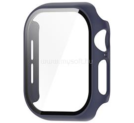 GIGAPACK Apple Watch Series 11 46mm / 10 46mm GIGAPACK Műanyag keret BUMPER, ütésállóság + kijelzővédő üveg, SÖTÉTKÉK GP-162694 small