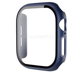 GIGAPACK Apple Watch Series 12 46mm GIGAPACK Műanyag keret BUMPER, ütésállóság + kijelzővédő üveg, SÖTÉTKÉK GP-196351 small