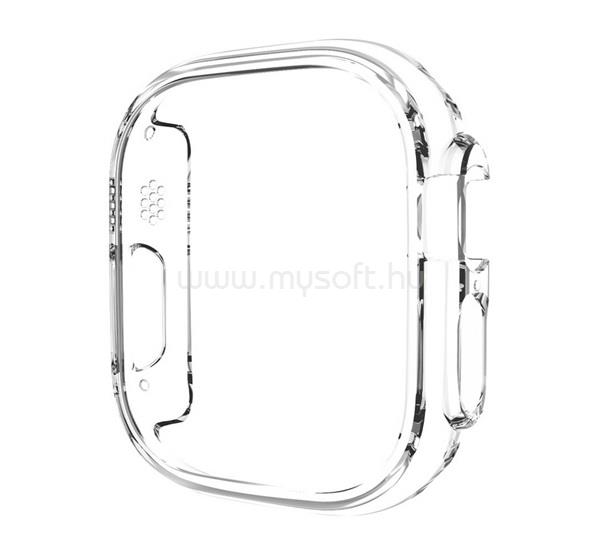 GIGAPACK Apple Watch Ultra 3 49mm / Ultra 2 49mm / Ultra 49mm GIGAPACK Műanyag keret BUMPER, ütésállóság, ÁTLÁTSZÓ