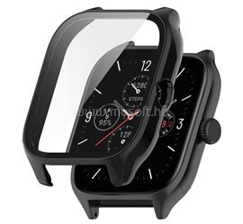 GIGAPACK Amazfit GTS 4 GIGAPACK Műanyag keret ütésálló + kijelzővédő üveg FEKETE GP-138276 small