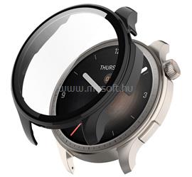 GIGAPACK Amazfit Balance GIGAPACK Műanyag keret ütésálló + kijelzővédő üveg FEKETE GP-150410 small