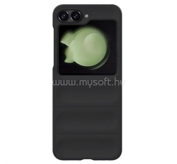 GIGAPACK Samsung Z Flip7 FE / Z Flip6 GIGAPACK Műanyag telefonvédő ütésállóság, 3D, FEKETE