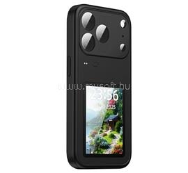 GIGAPACK iPhone 18 Pro / 17 Pro GIGAPACK Okos kijelzős telefonvédő üveg hátlap, híváskezelés, FEKETE GP-191848 small