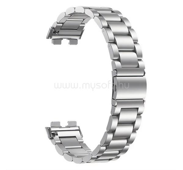 GIGAPACK Huawei Band 10 / Band 9 / Band 8 GIGAPACK Pótszíj egyedi méret, fém, EZÜST