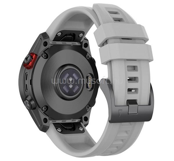 GIGAPACK Garmin Instinct E 40mm / Fenix 8 43mm / Epix Pro GIGAPACK Pótszíj egyedi méret, QuickFit csatlakozás, VILÁGOSSZÜRKE
