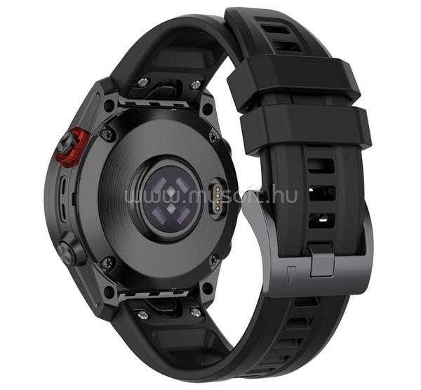 GIGAPACK Garmin Fenix 8 Pro 47mm / Instinct 3 Solar 45mm GIGAPACK Pótszíj egyedi méret, QuickFit csatlakozás, FEKETE
