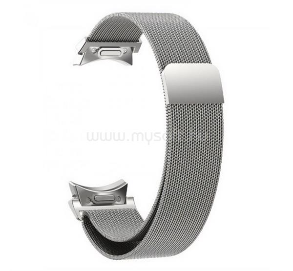 GIGAPACK Samsung Watch 6 Classic eSIM 47mm / 6 Classic 43mm / 6 44mm GIGAPACK Pótszíj egyedi méret, mágneses, EZÜST
