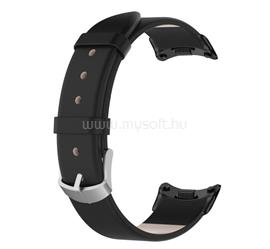 GIGAPACK Xiaomi Smart Band 10 / Smart Band 9 / Band 8 GIGAPACK Pótszíj egyedi méret, bőr hatású, FEKETE GP-146554 small