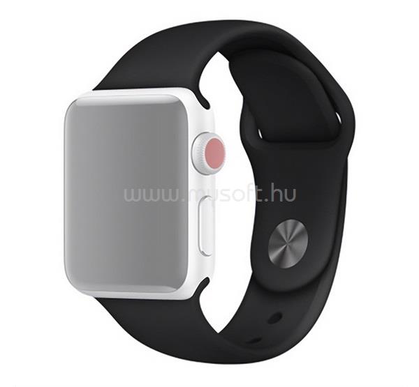 GIGAPACK Apple Watch Ultra 4 49mm / Series 12 46mm / Series SE 3 44mm GIGAPACK Pótszíj egyedi méret, S/M méret, FEKETE
