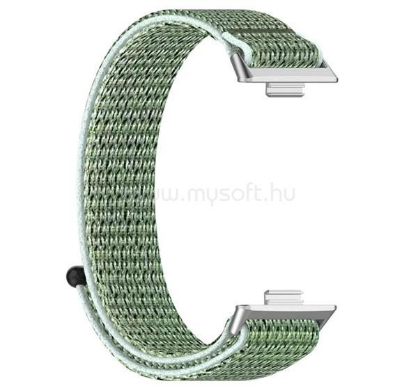 GIGAPACK Huawei Watch Fit 5 Pro / Fit 5 / Fit 4 Pro GIGAPACK Pótszíj egyedi méret, légáteresztő, SÖTÉTZÖLD