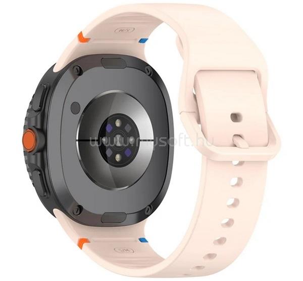 GIGAPACK Samsung Watch 8 Classic eSIM 46mm / 8 Classic 46mm / 8 eSIM 44mm GIGAPACK Pótszíj egyedi méret, állítható, RÓZSASZÍN
