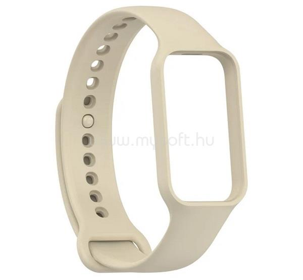 GIGAPACK Smart Band 8 Active / Redmi Smart Band 2 GIGAPACK Pótszíj egyedi méret, szilikon, BÉZS