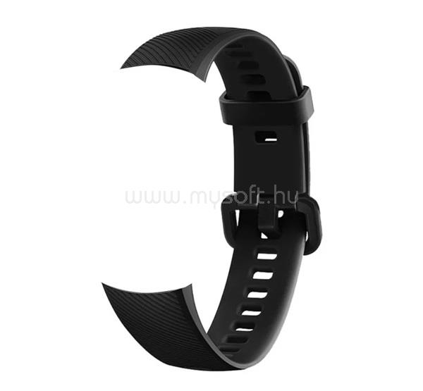 GIGAPACK Honor Band 5 GIGAPACK Pótszíj egyedi méret, csíkos, FEKETE
