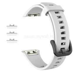 GIGAPACK Honor Band 6 / Huawei Band 6 GIGAPACK Pótszíj egyedi méret, szilikon, FEHÉR GP-141775 small