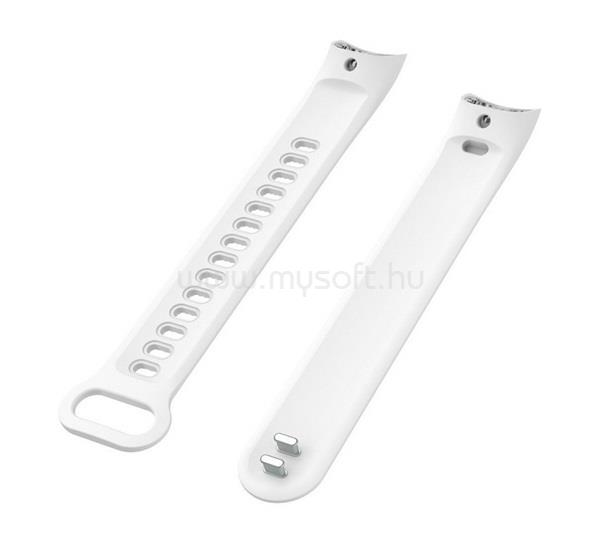 GIGAPACK Huawei Band 3 / Honor Band 3 GIGAPACK Pótszíj egyedi méret, szilikon, FEHÉR