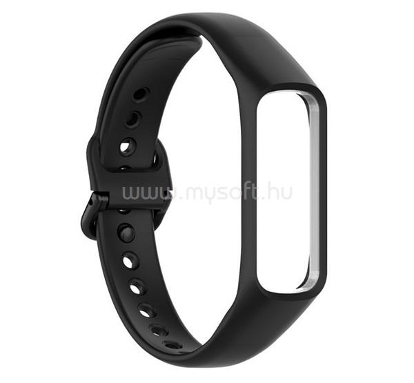 GIGAPACK Samsung Fit 2 GIGAPACK pótszíj egyedi méret, szilikon, FEKETE