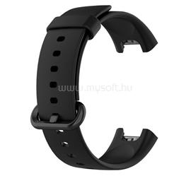 GIGAPACK Xiaomi Mi Watch Lite GIGAPACK pótszíj egyedi méret, szilikon, FEKETE GP-106208 small