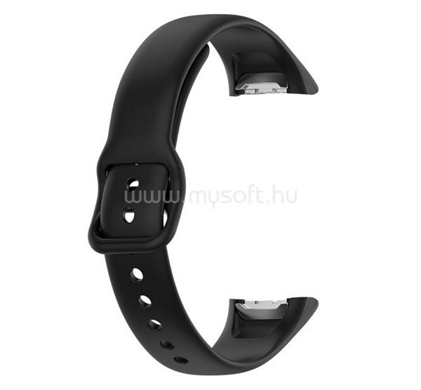 GIGAPACK Samsung Fit Sport GIGAPACK pótszíj egyedi méret, szilikon, FEKETE