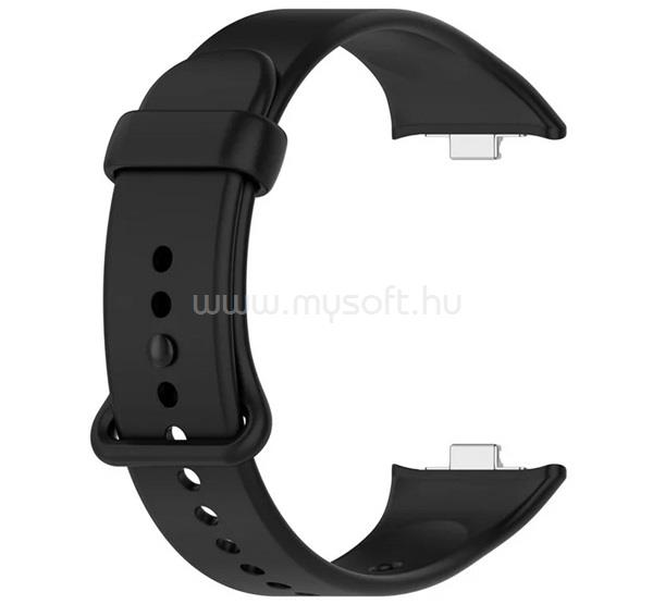 GIGAPACK Smart Band 10 Pro NFC / Band 10 Pro / Redmi Watch 6 NFC GIGAPACK Pótszíj egyedi méret, szilikon, FEKETE