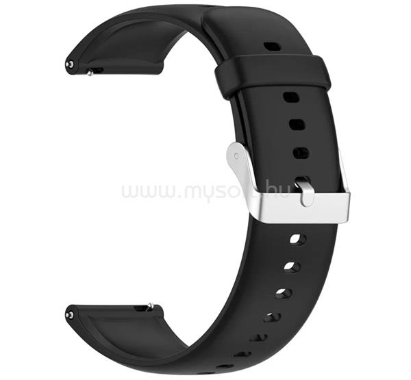 GIGAPACK Nothing CMF Watch 3 Pro GIGAPACK Pótszíj egyedi méret, szilikon, FEKETE