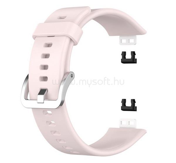 GIGAPACK Huawei Watch Fit GIGAPACK pótszíj egyedi méret, fém csat, RÓZSASZÍN