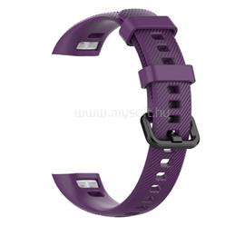 GIGAPACK Honor Band 4 GIGAPACK pótszíj egyedi méret, szilikon, LILA GP-86871 small