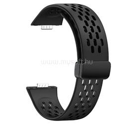 GIGAPACK Huawei Watch Fit 5 Pro / Fit 5 / Fit 4 Pro GIGAPACK Pótszíj egyedi méret, légáteresztő, FEKETE GP-159415 small