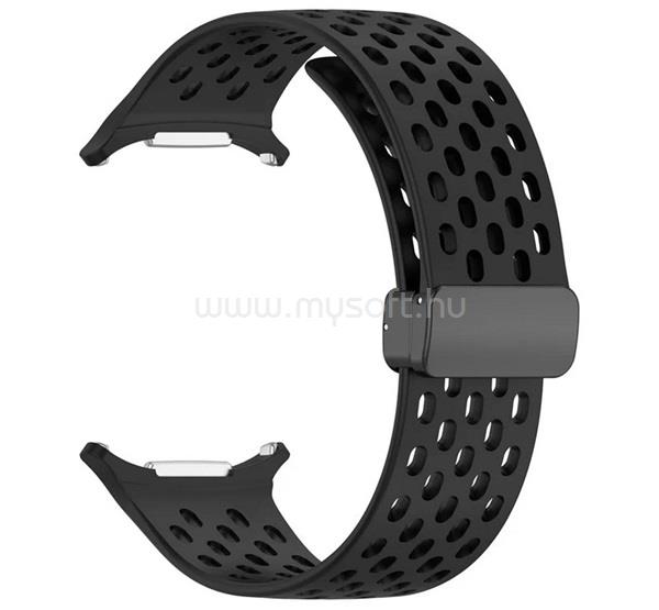 GIGAPACK Samsung Watch Ultra 2 eSIM 47mm / Ultra 47mm GIGAPACK Pótszíj egyedi méret, légáteresztő, FEKETE