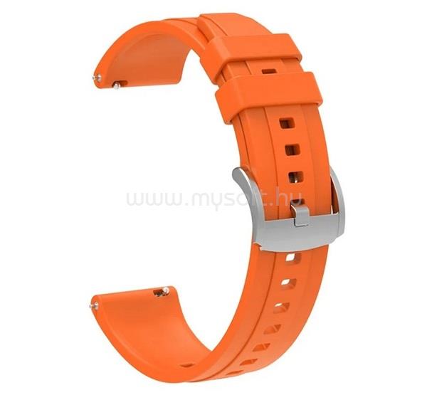 GIGAPACK Huawei Watch GT 4 41mm GIGAPACK Pótszíj egyedi méret, szilikon, NARANCS