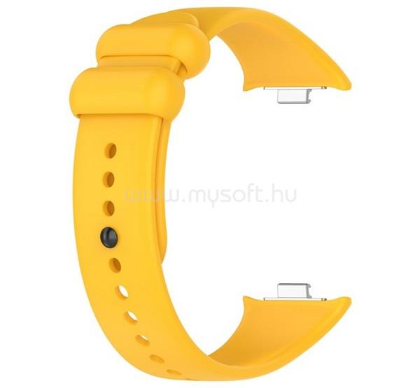 GIGAPACK Smart Band 10 Pro NFC / Band 10 Pro / Redmi Watch 6 NFC GIGAPACK Pótszíj egyedi méret, dupla bújtató, NARANCSSÁRGA
