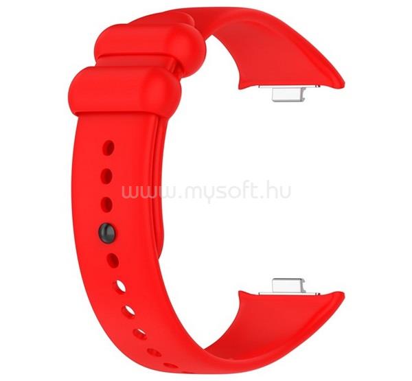 GIGAPACK Smart Band 10 Pro NFC / Band 10 Pro / Redmi Watch 6 NFC GIGAPACK Pótszíj egyedi méret, dupla bújtató, PIROS