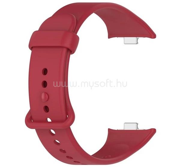 GIGAPACK Smart Band 10 Pro NFC / Band 10 Pro / Redmi Watch 6 NFC GIGAPACK Pótszíj egyedi méret, szilikon, PIROS