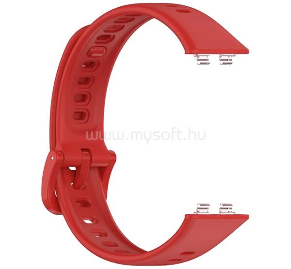 GIGAPACK Huawei Band 11 Pro / Band 11 GIGAPACK Pótszíj egyedi méret, szilikon, PIROS