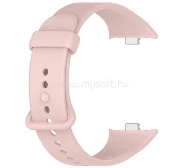 GIGAPACK Smart Band 10 Pro NFC / Band 10 Pro / Redmi Watch 6 NFC GIGAPACK Pótszíj egyedi méret, szilikon, RÓZSASZÍN