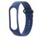 GIGAPACK Xiaomi MI Band 4 / MI Band 3 GIGAPACK Pótszíj egyedi méret, szilikon, SÖTÉTKÉK GP-138840 small