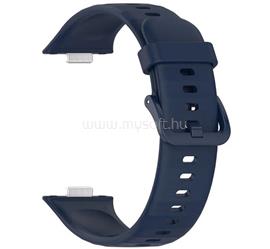 GIGAPACK Huawei Watch Fit 5 Pro / Fit 5 / Fit 4 Pro GIGAPACK Pótszíj egyedi méret, szilikon, SÖTÉTKÉK GP-158419 small