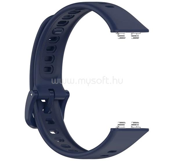 GIGAPACK Huawei Band 11 Pro / Band 11 GIGAPACK Pótszíj egyedi méret, szilikon, SÖTÉTKÉK