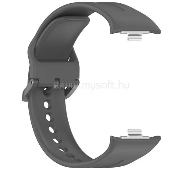 GIGAPACK Smart Band 10 Pro NFC / Band 10 Pro / Redmi Watch 6 NFC GIGAPACK Pótszíj egyedi méret, műanyag csat, SÖTÉTSZÜRKE