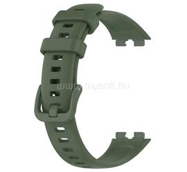 GIGAPACK Huawei Band 10 / Band 9 / Band 8 GIGAPACK Pótszíj egyedi méret, szilikon, SÖTÉTZÖLD GP-150440 small