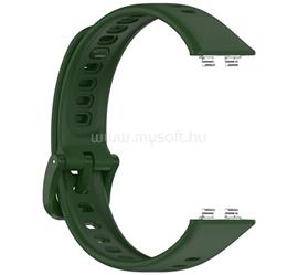 GIGAPACK Huawei Band 11 Pro / Band 11 GIGAPACK Pótszíj egyedi méret, szilikon, SÖTÉTZÖLD GP-189172 small